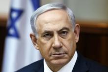 Israel's Prime Minister Benjamin Netanyahu attends the weekly cabinet meeting at his office in Jerusalem, February 1, 2015. PHOTO BY REUTERS/Gali Tibbon