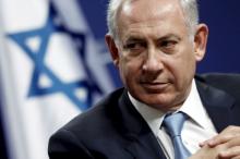 Israel's Prime Minister Benjamin Netanyahu participates in a forum hosted by the Center for American Progress in Washington, November 10, 2015. PHOTO BY REUTERS/Jonathan Ernst