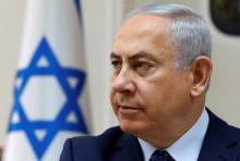 Israeli Prime Minister Benjamin Netanyahu opens the weekly cabinet meeting at his Jerusalem office, September 26, 2017. PHOTO BY REUTERS/Gali Tibbon