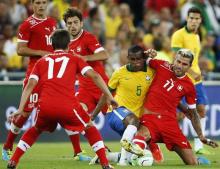 Brazil Swiss soccer players