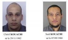 A call for witnesses released by the Paris Prefecture de Police January 8, 2015 shows the photos of two brothers, who are considered armed and dangerous, and are actively being sought in the investigation of the shooting at the Paris offices of satirical weekly newspaper Charlie Hebdo on Wednesday. PHOTO BY REUTERS/Paris Prefecture de Police