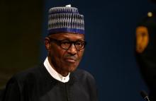 Nigerian President Muhammadu Buhari addresses the 72nd United Nations General Assembly at U.N. headquarters in New York, U.S., September 19, 2017. PHOTO BY REUTERS/Shannon Stapleto