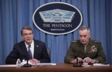 U.S. Secretary of Defense Ash Carter (L) and Chairman of the Joint Chiefs of Staff Gen. Joseph Dunford speak to press about counter-ISIL operations at the Pentagon, in Washington, March 25, 2016. PHOTO BY REUTERS/Navy Petty Officer 1st Class Tim D. Godbee