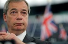 Nigel Farage attends a debate on the guidelines on the framework of future EU-UK relations at the European Parliament in Strasbourg, France, March 13, 2018. PHOTO BY REUTERS/Vincent Kessler