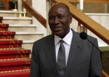 Ivory Coast Prime Minister Daniel Kablan Duncan smiles after the annoucement of the new government at the presidential palace in Abidjan, January 12, 2016. PHOTO BY REUTERS/Luc Gnago