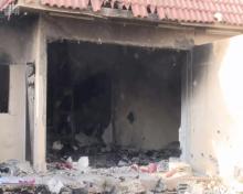 A damaged location is seen following a raid by Saudi security forces on an Islamic State cell in Riyadh, Saudi Arabia, in this handout photo released by Saudi Press Agency, October 5, 2017. PHOTO BY REUTERS/Saudi Press Agency05
