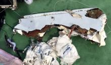 Recovered debris of the EgyptAir jet that crashed in the Mediterranean Sea, May 21, 2016. PHOTO BY REUTERS/Egyptian Military