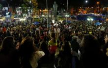 Demonstrators attend a protest against rape and violence against women in Rio de Janeiro, Brazil, May 27, 2016. PHOTO BY REUTERS/Ricardo Moraes