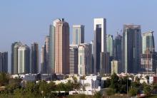 A view shows buildings in Doha, Qatar, June 9, 2017. PHOTO BY REUTERS/Naseem Zeitoon