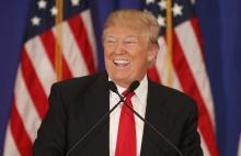 Republican U.S. presidential candidate Donald Trump speaks about the results of the Michigan, Mississippi and other primary elections during a news conference held at his Trump National Golf Club in Jupiter, Florida, March 8, 2016. PHOTO BY REUTERS/Joe Skipper