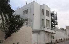 An exterior view of the Italian embassy in Tripoli February 15, 2015. PHOTO BY REUTERS/Hani Amara