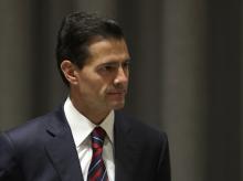President Enrique Pena Nieto of Mexico attends a high-level meeting on addressing large movements of refugees and migrants at the United Nations General Assembly in Manhattan, New York, U.S., September 19, 2016. PHOTO BY REUTERS/Carlo Allegri