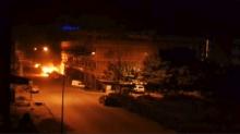 A general view shows fire beneath Splendid Hotel in Ouagadougou, Burkina Faso in this still image taken from a video January 15, 2016, during a siege by Islamist gunmen. PHOTO BY REUTERS/Reuters TV