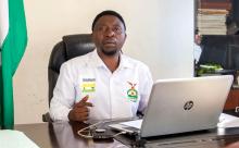 Founder and chairman of Democratic Green Party of Rwanda Frank Habineza, speaks during a Reuters interview in Kigali, Rwanda, September 5, 2018. PHOTO BY REUTERS/Jean Bizimana