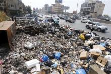 Garbage is piled along a highway in Beirut, Lebanon, September 3, 2015. PHOTO BY REUTERS/Mohamed Azakir