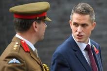 Britain's newly appointed Secretary of State for Defence Gavin Williamson in Downing Street, London, Britain, November 2, 2017. PHOTO BY REUTERS/Toby Melville