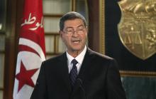 Tunisia's nominated prime minister Habib Essid speaks during his news conference, following a meeting with President Beji Caid Essebsi, in Tunis, January 23, 2015. PHOTO BY REUTERS/Zoubeir Souissi