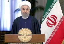 Iranian President Hassan Rouhani attend a news conference with Swiss President Johann Schneider-Ammann in Tehran, February 27, 2016. PHOTO BY REUTERS/Raheb Homavandi