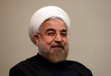 Iran's President Hassan Rouhani listens during a meeting with U.N. Secretary-General Ban Ki-moon on the sidelines of the U.N. General Assembly in New York, U.S., September 23, 2014. PHOTO BY REUTERS/Jewel Samad