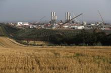 Hinkley Point C nuclear power station site is seen near Bridgwater in Britain, September 14, 2016. PHOTO BY REUTERS/Stefan Wermuth