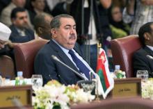 Iraq's Foreign Minister Hoshiyar Zebari attends the preparatory meeting of Arab Foreign Ministers in Kuwait City March 23, 2014, ahead of 25th Arab League Summit.