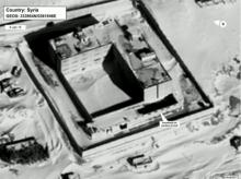 A satellite view of part of the Sednaya prison complex near Damascus, Syria is seen in a still image from a video briefing provided by the U.S. State Department on May 15, 2017. PHOTO BY REUTERS/Department of State