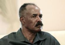Eritrea's President Isaias Afwerki listens as he meets with Sudan's President Omar al-Bashir during his official visit in Khartoum, June 11, 2015. PHOTO BY REUTERS/Mohamed Nureldin Abdallah