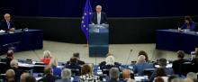 European Commission President Jean-Claude Juncker addresses the European Parliament during a debate on The State of the European Union in Strasbourg, France, September 13, 2017. PHOTO BY REUTERS/Christian Hartmann