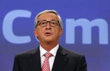 Jean-Claude Juncker, the incoming president of the European Commission (EC), presents the list of the European Commissioners and their jobs for the next five years, during a news conference at the EC headquarters in Brussels September 10, 2014. PHOTO BY REUTERS/Yves Herman 