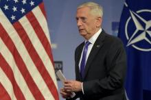 U.S. Secretary of Defence Jim Mattis in Brussels, Belgium, June 29, 2017. PHOTO BY REUTERS/Eric Vidal