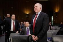 CIA Director John Brennan prepares to testify to the Senate Select Committee on Intelligence hearing on “Russia’s intelligence activities" on Capitol Hill in Washington, U.S., January 10, 2017. PHOTO BY REUTERS/Joshua Roberts