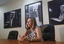 Josefina Vidal, director of U.S. affairs at the Cuban foreign ministry, talks to Reuters during an interview in Havana, August 14, 2015. PHOTO BY REUTERS/Jorge Luis Banos