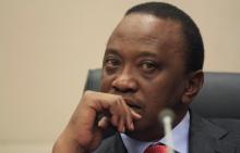 Kenya's President Uhuru Kenyatta attends an Extraordinary Summit of Intergovernmental Authority on Development (IGAD) Heads of State during the African Union summit in Ethiopia's capital Addis Ababa