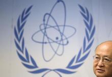 International Atomic Energy Agency (IAEA) Director General Yukiya Amano attends a news conference during a board of governors meeting at the United Nations headquarters in Vienna, September 10, 2012. PHOTO BY REUTERS/Herwig Prammer