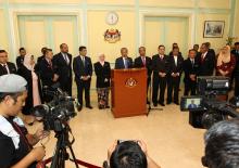 Malaysia's Prime Minister Mahathir Mohamad gives a news conference after a cabinet meeting in Putrajaya, Malaysia, May 23, 2018. PHOTO BY REUTERS/Stringer