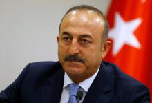 Turkey's Foreign Minister Mevlut Cavusoglu addresses the media in Ankara, Turkey, July 29, 2016. PHOTO BY REUTERS/Umit Bektas