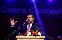 Milorad Dodik, President of Republika Srpska, speaks in Pale, Bosnia and Herzegovina, September 25, 2016. PHOTO BY REUTERS/Dado Ruvic