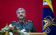 Iran's Revolutionary guards commander Mohammad Ali Jafari speaks during a conference to mark the martyrs of terrorism in Tehran, September 6, 2011. PHOTO BY REUTERS/Morteza Nikoubazl