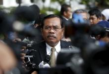 Indonesia's Attorney General Muhammad Prasetyo speaks to journalists about the upcoming executions at the Presidential Palace in Jakarta, Indonesia, April 28, 2015. PHOTO BY REUTERS/Darren Whiteside