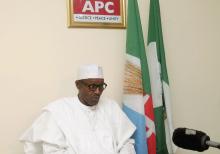 Opposition presidential candidate Muhammdu Buhari, of the All Progressives' Congress (APC), speaks during an interview in Abuja, February 6, 2015. PHOTO BY REUTERS/Stringer