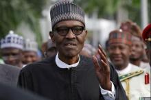 Nigeria's President Muhammadu Buhari is seen at Nnamdi Azikiwe airport in Abuja, Nigeria, August 19, 2017. PHOTO BY REUTERS/Presidency