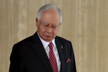 Malaysia's Prime Minister Najib Razak is pictured during the 19th Annual Leaders Consultation at Nurul Iman Palace in Bandar Seri Begawan, Brunei, August 11, 2015. PHOTO BY REUTERS/Ahim Rani