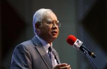 Malaysia's Prime Minister Najib Razak announces revisions to the fiscal budget in Putrajaya, Malaysia, January 28, 2016. PHOTO BY REUTERS/Olivia Harris