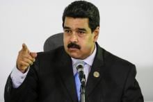 Venezuela's President Nicolas Maduro talks to the media during a news conference after the 17th Non-Aligned Summit in Porlamar, Venezuela, September 18, 2016. PHOTO BY REUTERS/Marco Bello