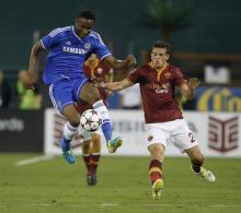 Obi Mikel controls the ball