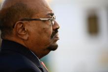 Sudan's President Omar Hassan al-Bashir arrives to welcome Belarus President Alexander Lukashenko at Khartoum Airport, Sudan, January 16, 2017. PHOTO BY REUTERS/Mohamed Nureldin Abdallah