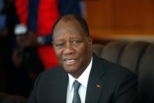 Ivory Coast President Alassane Ouattara speaks during the first cabinet meeting at the presidential palace in Abidjan, Ivory Coast, July 11, 2018. PHOTO BY REUTERS/Luc Gnago