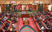 A general view is seen of a special Parliamentary session at Parliament Building waiting to be addressed by Kenya's President Uhuru Kenyatta in the capital Nairobi, October 6, 2014. PHOTO BY REUTERS//PSCU