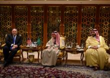 Urging Gulf states to heal rift, U.S.'s Pompeo lands in Riyadh