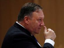U.S. Secretary of State Mike Pompeo attends an ASEAN-U.S. Ministerial Meeting in Singapore, August 3, 2018. PHOTO BY REUTERS/Edgar Su